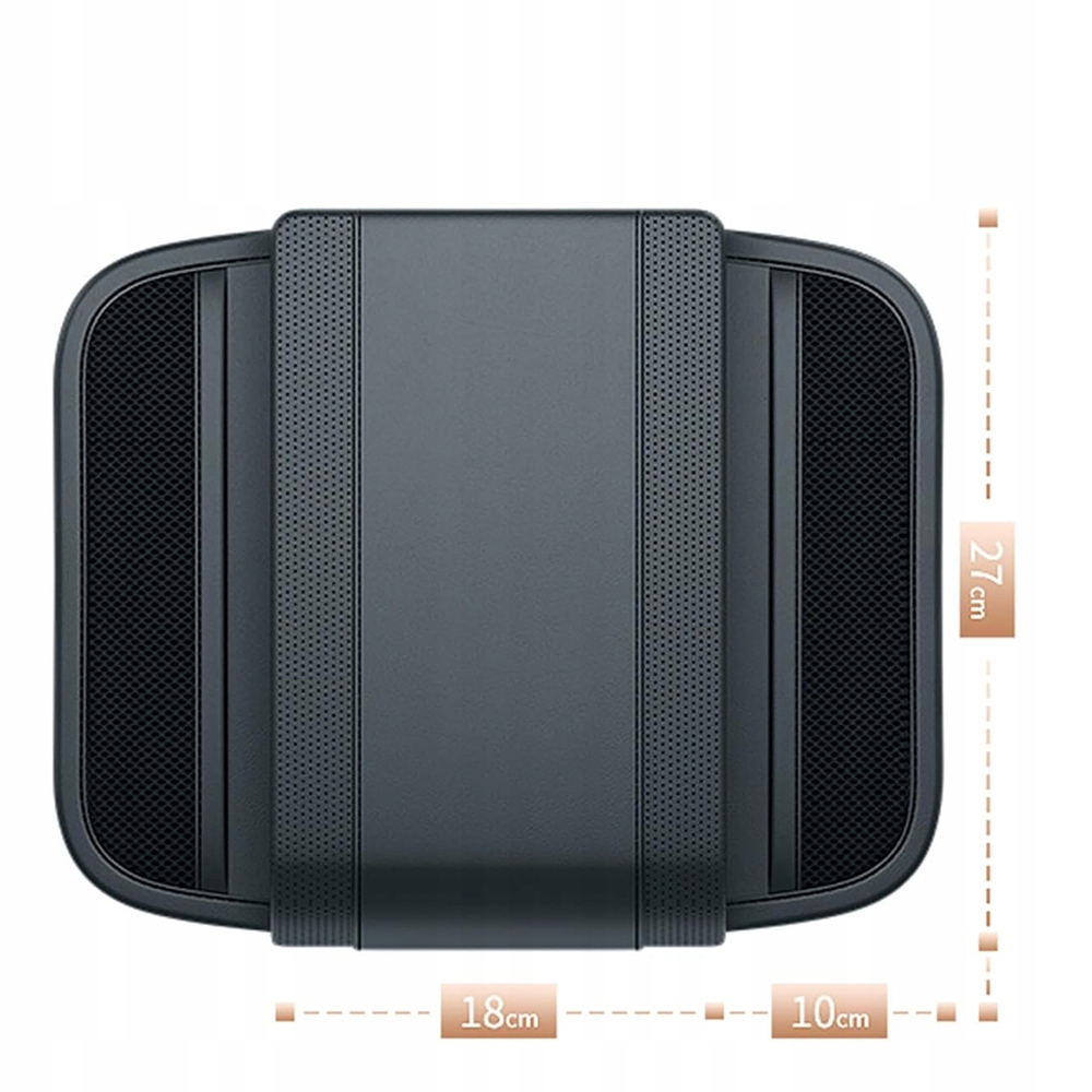 фото №8, М'яка подушка накладка na підлокітник з бардачок - czarna піна memory