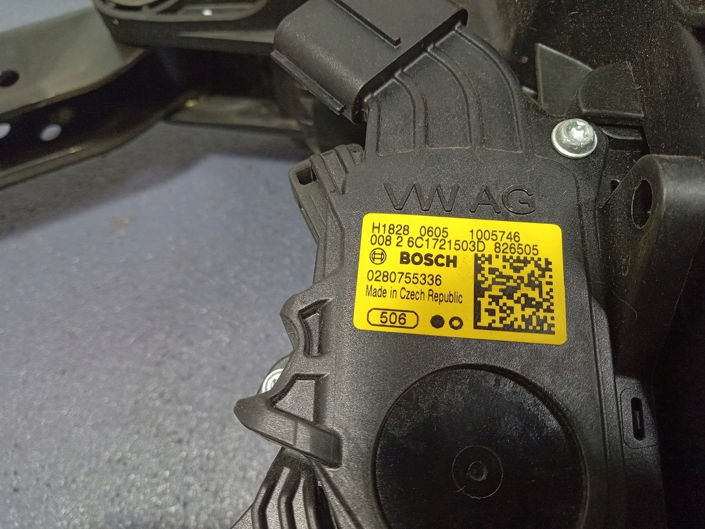 фото №5, Skoda fabia iii педалі комплект eu 6c1721503d