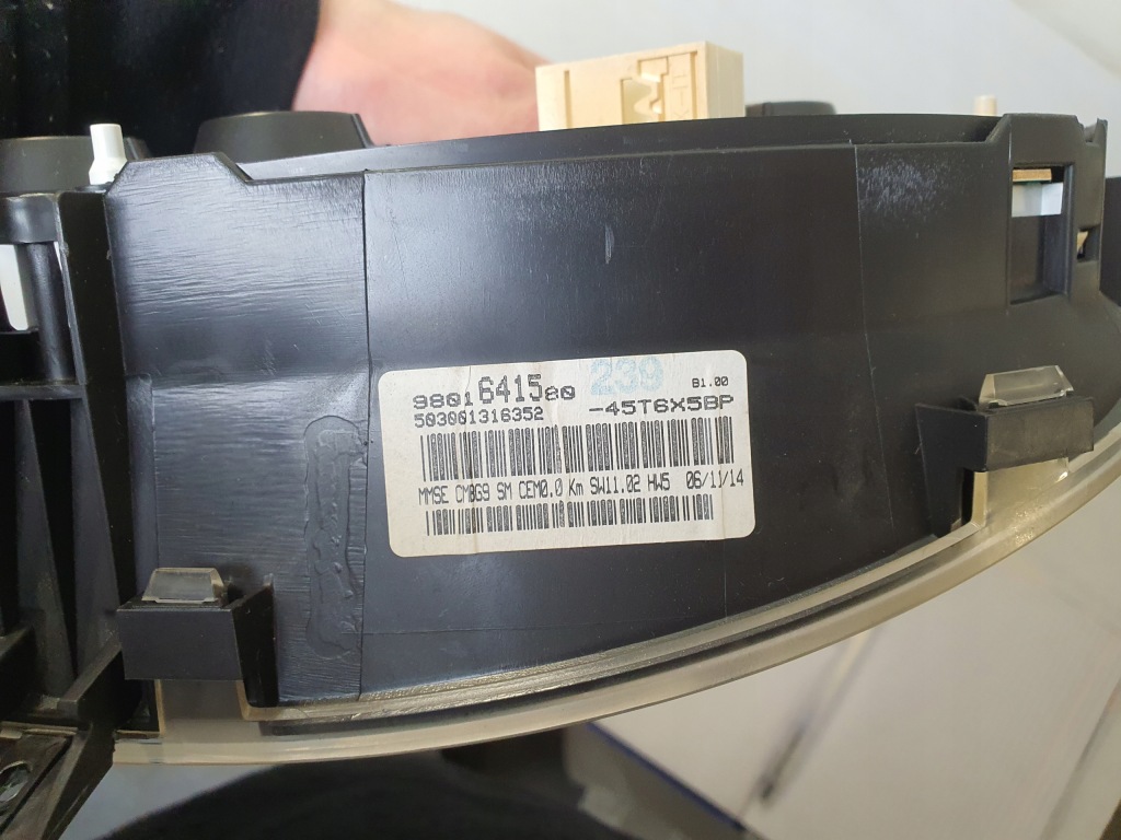 фото №4, Счетчик приборная панель peugeot partner ii berlingo iii