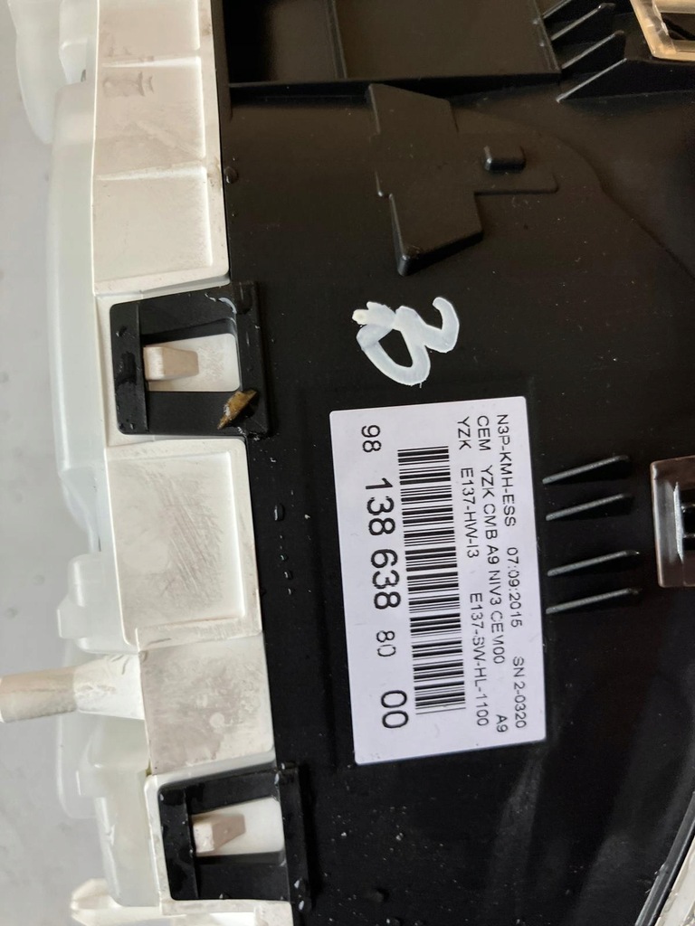 фото №7, Лічильник прилади peugeot 208 1.2 thp 9808559180