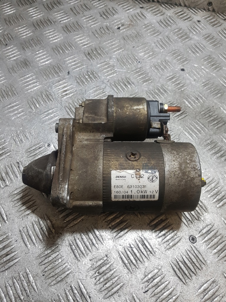 фото №1, Стартер fiat stilo 1.4 b denso 63103031