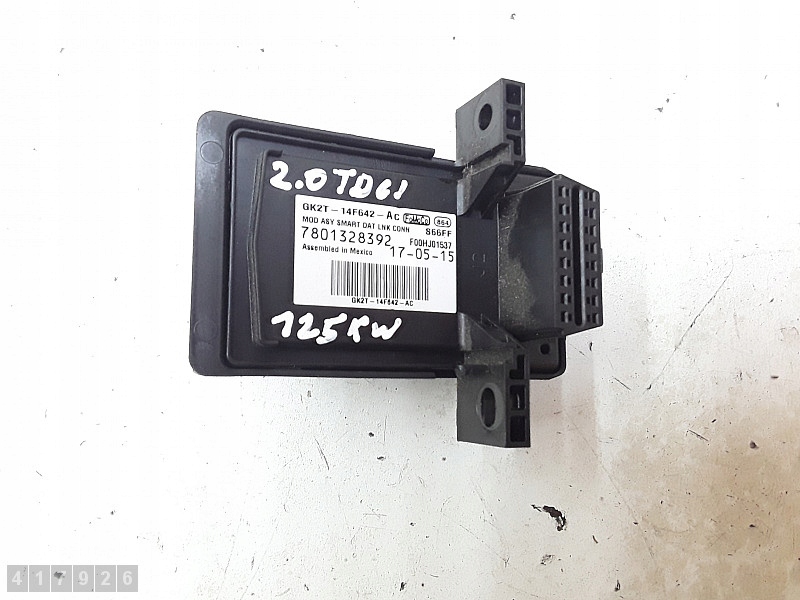 фото №1, 2017 ford transit custom ecu 2000tdci gk2t14f642ac