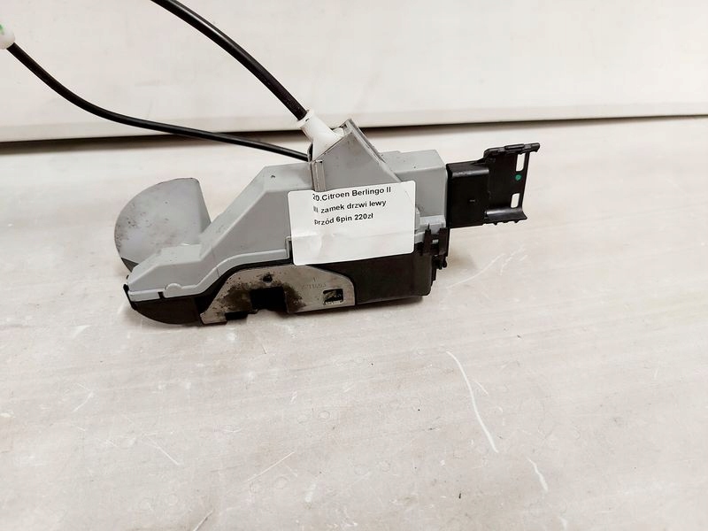 фото №1, Berlingo ii iii замок двері лівий перед 6pin передній