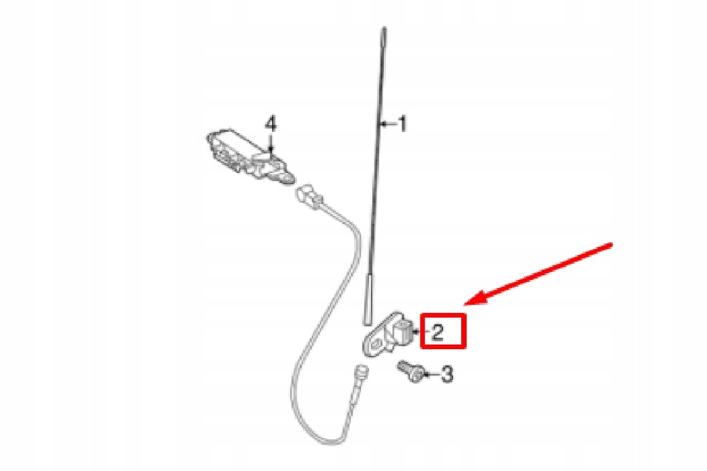 фото №7, Smart fortwo cabrio 451 антена a4518200675 nowa оригінальна