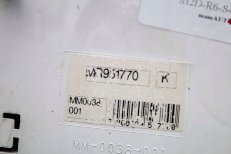 фото №9, Лічильник прилади eu mr951770k mitsubishi colt 6 vi z30 1.1 75 km 02-12