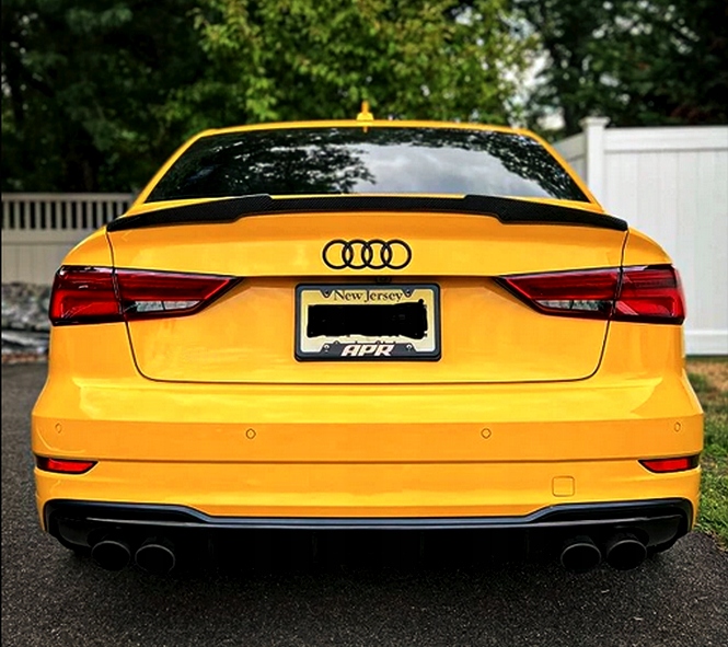 фото №11, Спойлер спойлер na крышка audi a3 8v sedan m4 style чёрный блеск s3 rs3