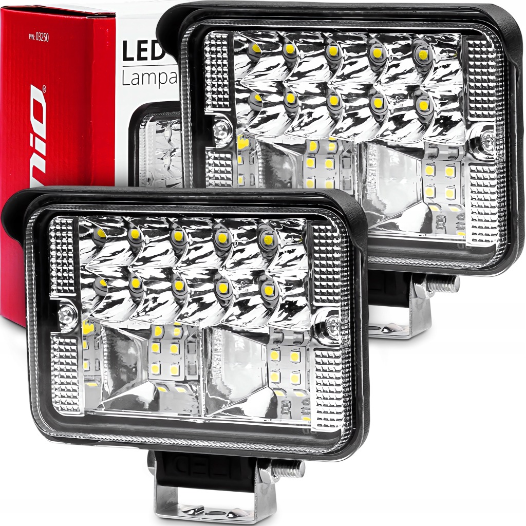 Купити 2x лампа робоча прожектор протитуманна фара лампи led awl39 18led 12v 24v гомологація