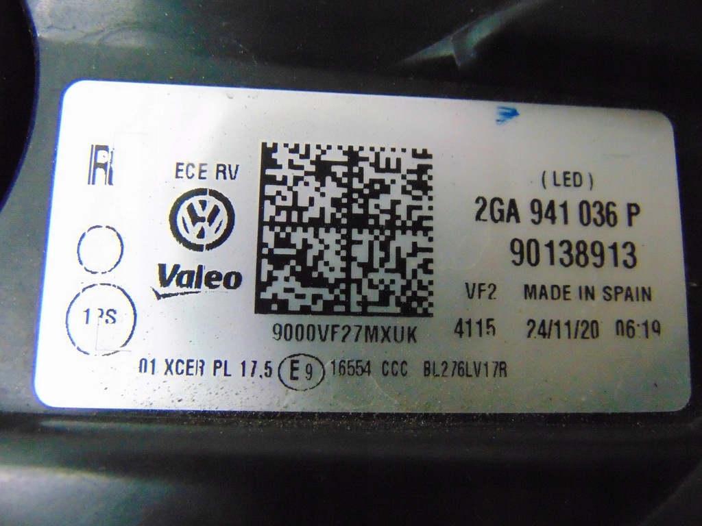 фото №16, Лампа правая перед full led vw t-roc europa