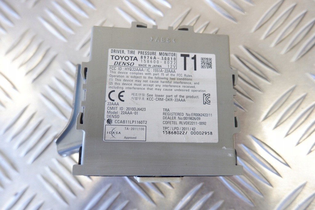 фото №7, Модуль контроля давления w шинах lexus gs _l1_ 8976a30010 3.5l hybrid