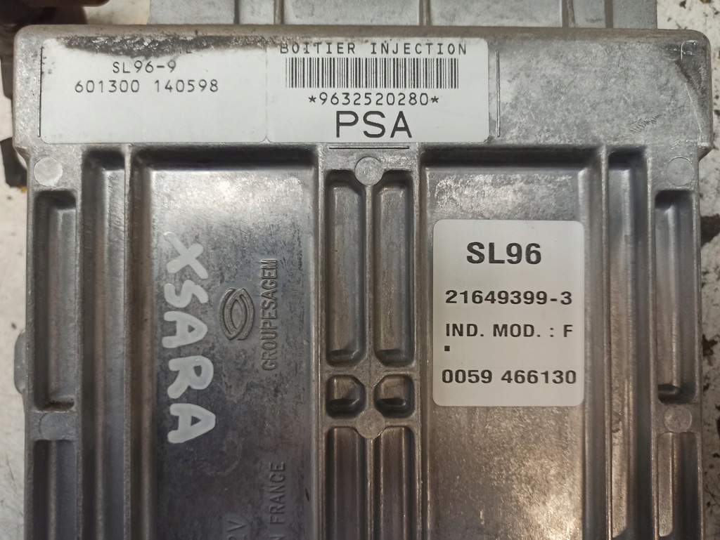 фото №7, Citroen xsara бортовий комп'ютер блок керування 601300140598 21649399-3 9632520280