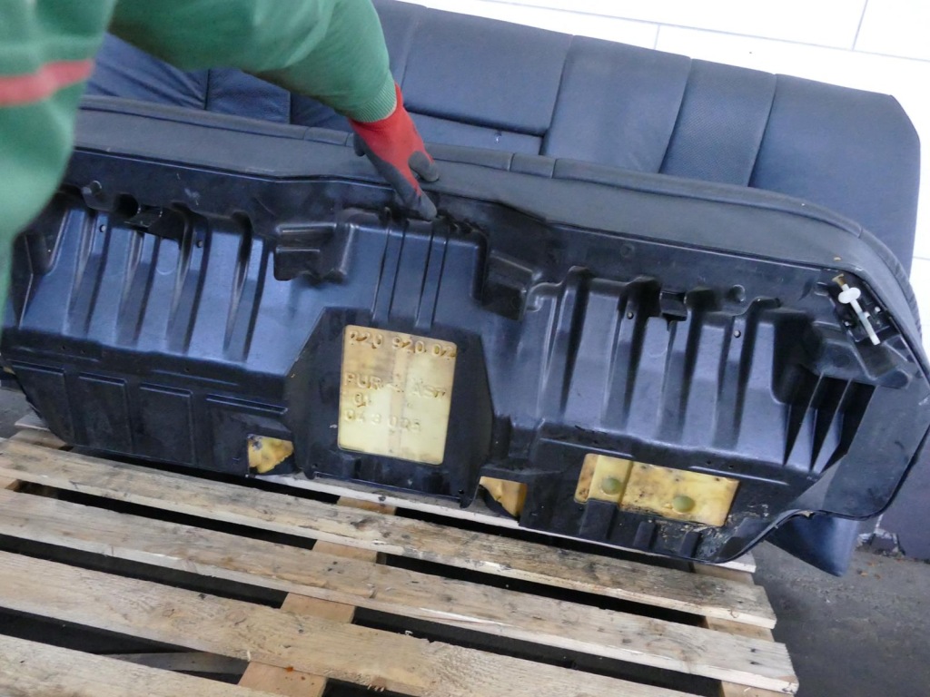 фото №12, Mercedes s w220 заднє сидіння задня задня підголівники czarna шкіра