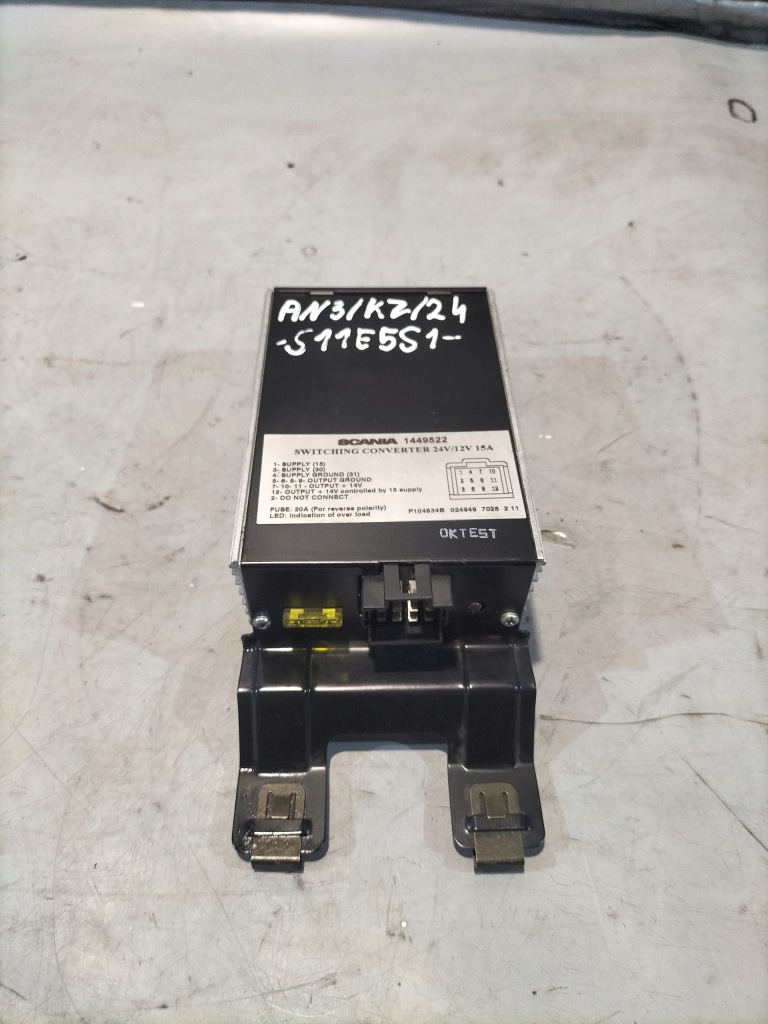 Перетворювач напруги 1449522 scania r114 la4x2na 380 Зі Шроту