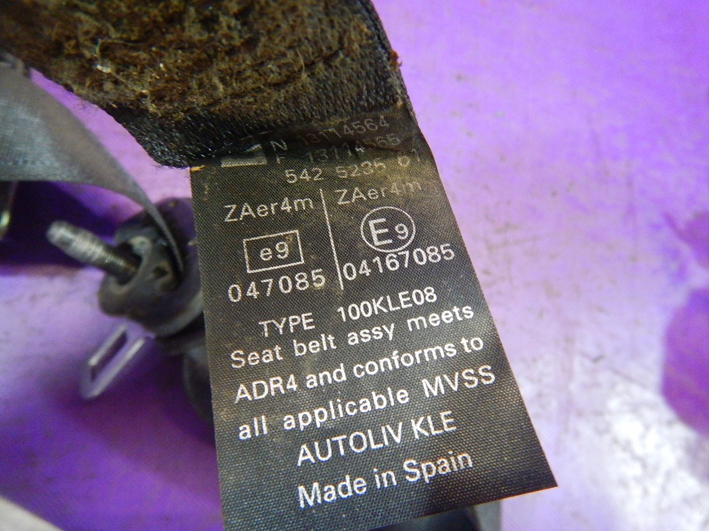 фото №4, Opel combo c 01-05 pas безопасности левый задняя