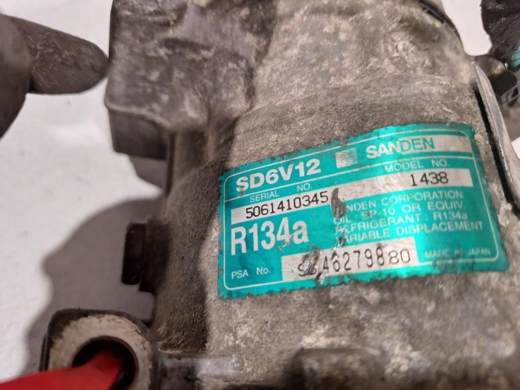 фото №7, Компресор кондиціонера 9646279880 pugeot 307 2.0 16v 01-