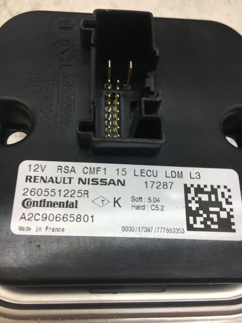 фото №5, Renault nissan преобразователь led 260551225r
