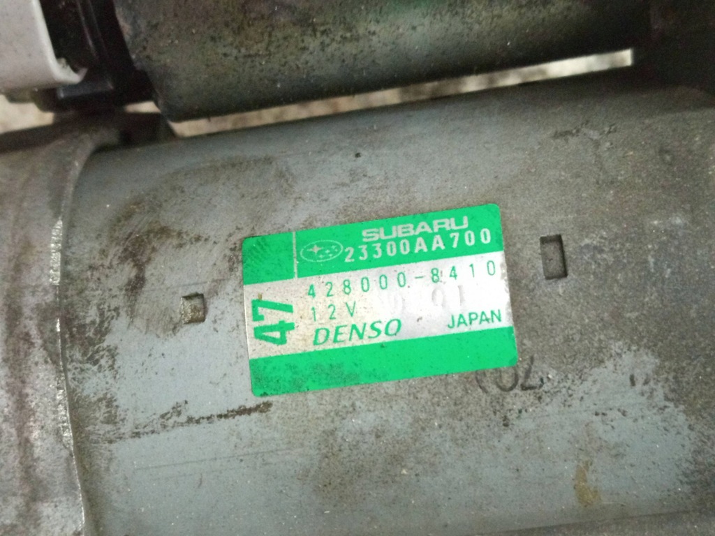 фото №6, Subaru impreza xv стартер 1,6 2,0 23300aa700 428000-8410