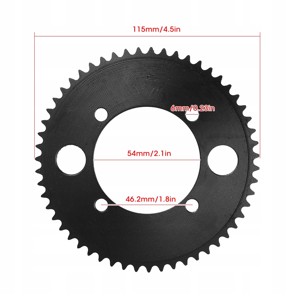 2 szt. 25h 55t 54mm шестерня задня підходить до 47cc Київ
