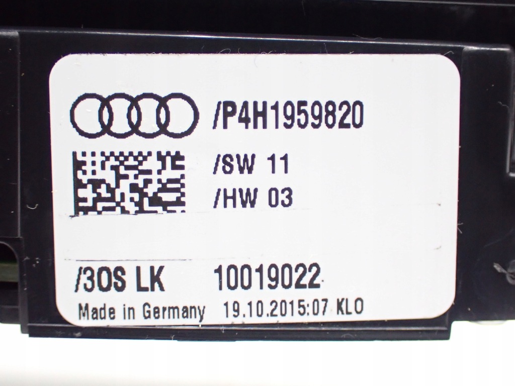 фото №15, 4h1959820 панель регулювання сидінь задня audi a8 d4