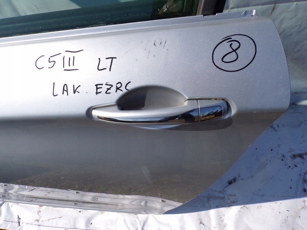 фото №5, Дверь левый задняя citroen c5 iii лак: ezrc