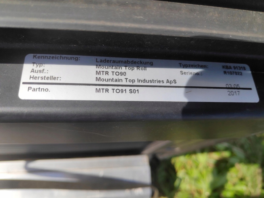 фото №8, Шторка кузов багажника toyota hilux viii mountaintop roll