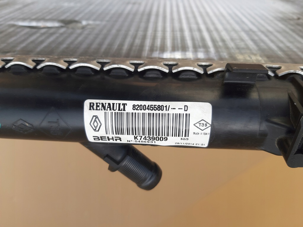 фото №6, Renault kangoo iii citan радіатор рідина wody