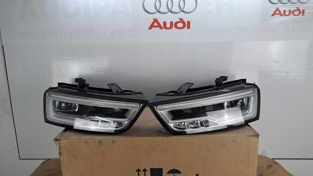 фото №1, Фара full led audi q3 8u0 8u lift 2014-2018 eu оригинальный номер po рестайлинг