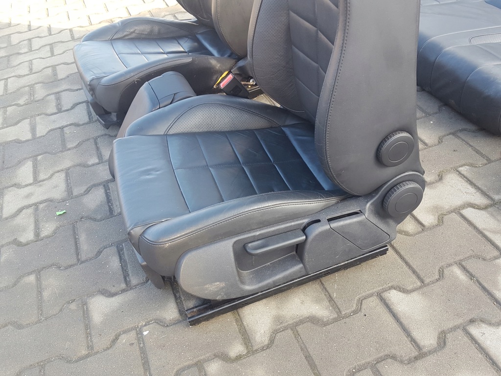 фото №6, Seat exeo 09-13 kombi сидіння заднє сидіння шкіра шкіряний