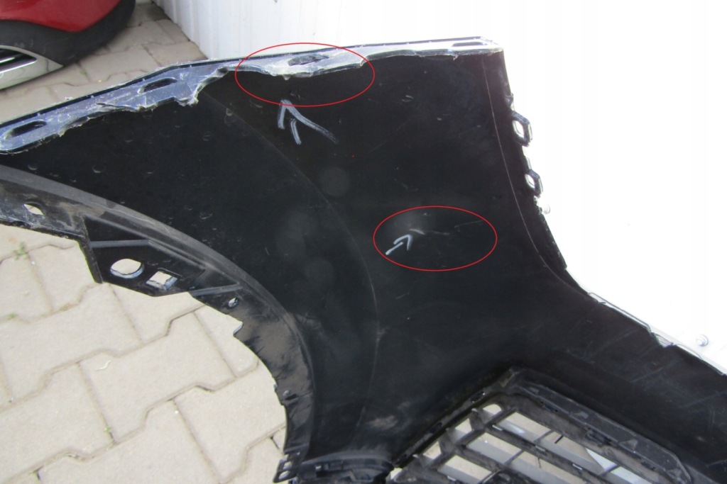 Бампер передок  передний vw touareg 3 3 760 18- Цена
