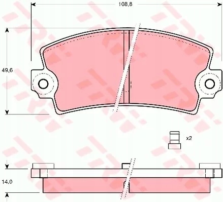 Купить Тормозные колодки ham. renault t. espace/5/21/25 80