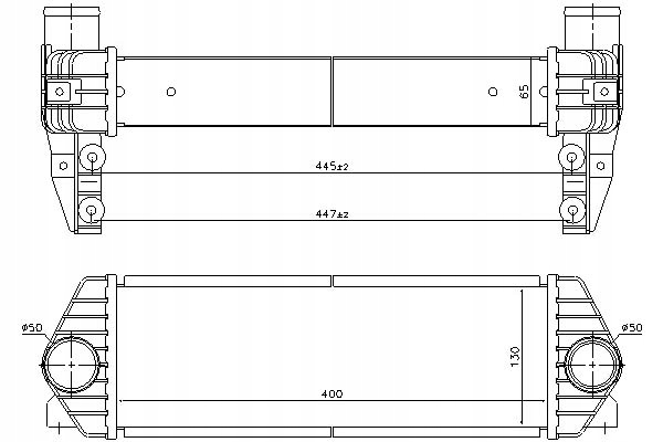фото №1, Nissens інтеркулер ford tourneo connect transit c