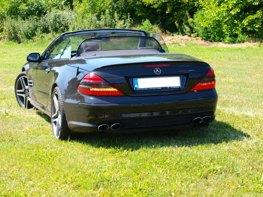 фото №6, Mercedes sl r230 спойлер спойлер na крышка !