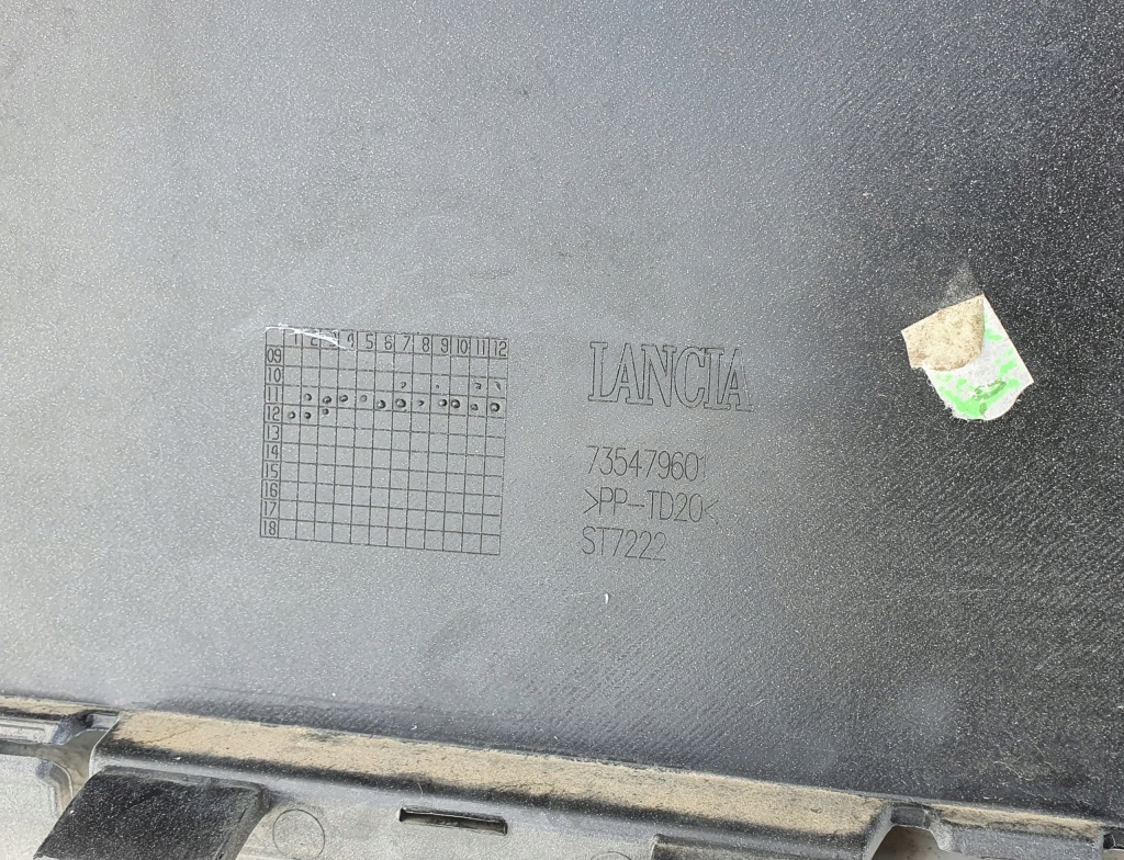 фото №10, Бампер задняя lancia ypsilon ii 2 оригинал