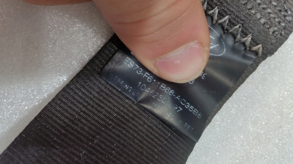 фото №3, Ford mondeo mk5 pas безопасности левый задняя