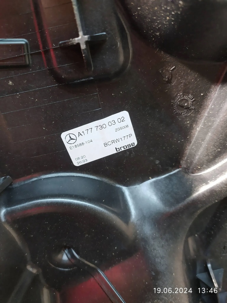 фото №6, 8907. mercedes w177 підйомник скло лівий задня a1777300302