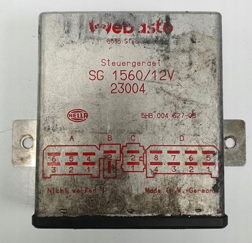 фото №1, Модуль блок управления webasto mercedes w115 sg1560