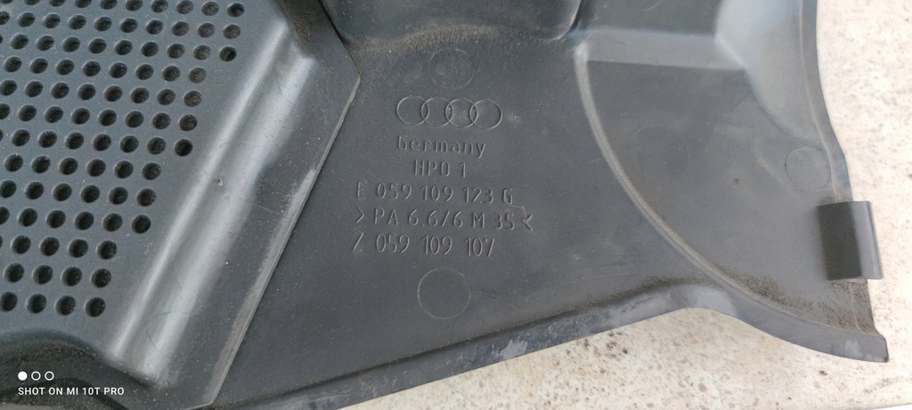 фото №6, Audi a6 c5 корпус защита распределительного вала e059109123g