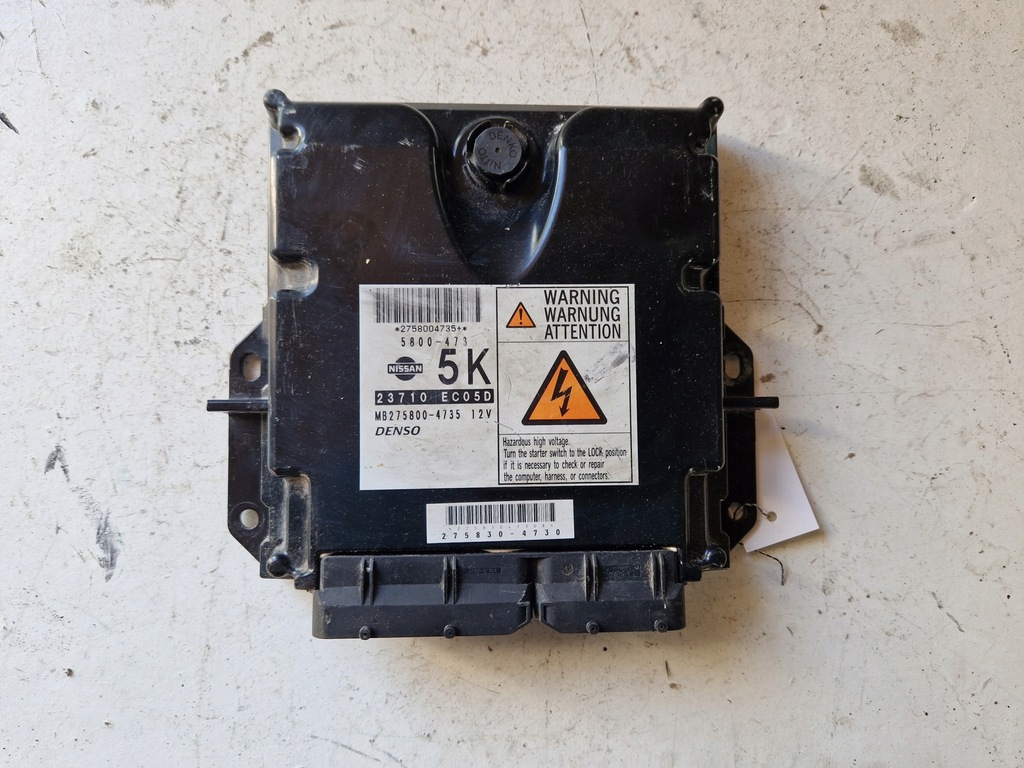 фото №1, Бортовой компьютер двигателя nissan pathfinder r51 2.5 dci 23710-ec05d
