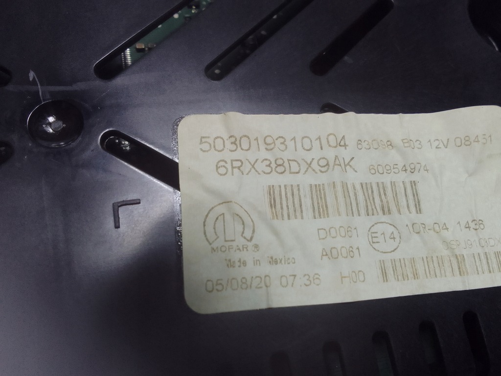 фото №10, Jeep compass ii 2.4 17- счетчик приборы 6rx38dx9ak usa