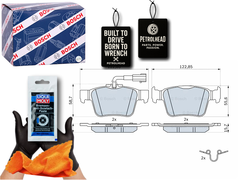 фото №1, Тормозные колодки тормозные задняя alfa romeo giulia stelvio masera #petrolhead pro+ kit3