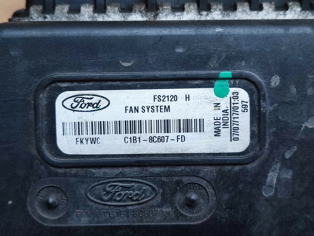 фото №6, Ford ecosport 2 ii 1.0 ecoboost радіатор вентилятор wody кондиціонера