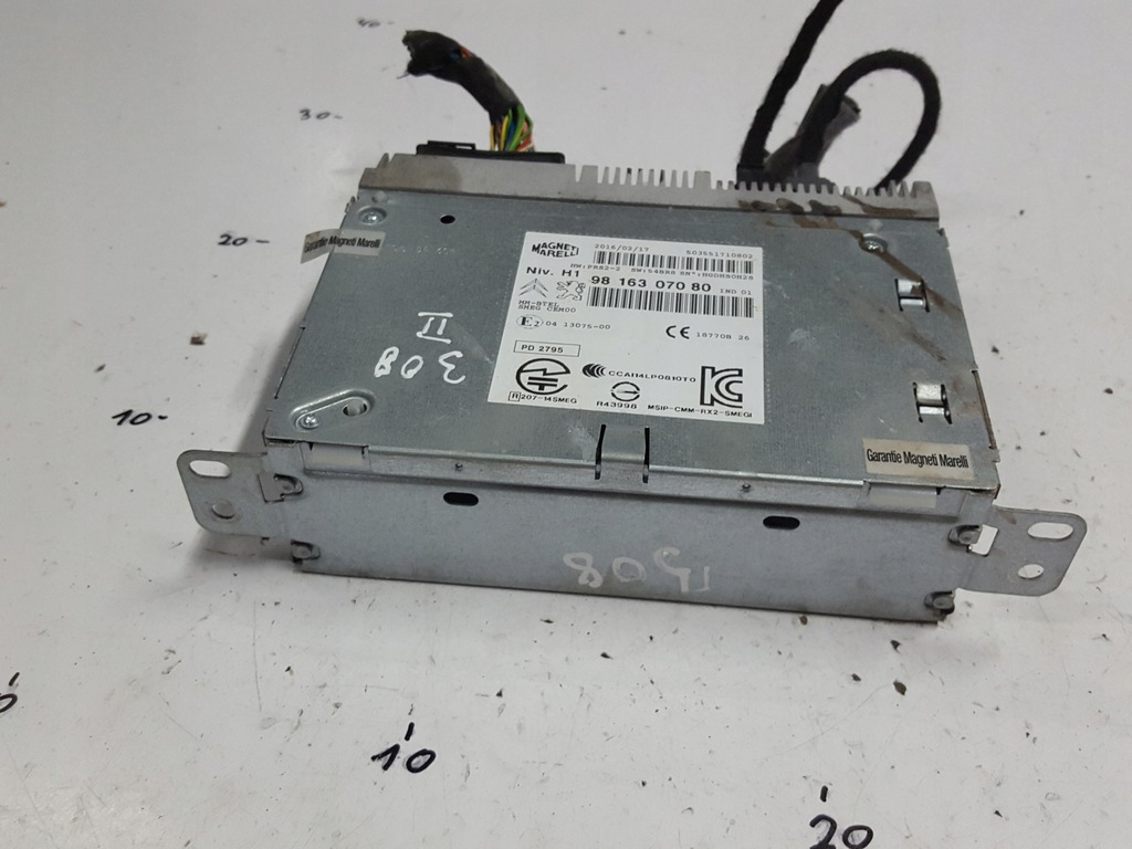 фото №1, Peugeot 308 ii t9 13-16r радіо навігація 9816307080