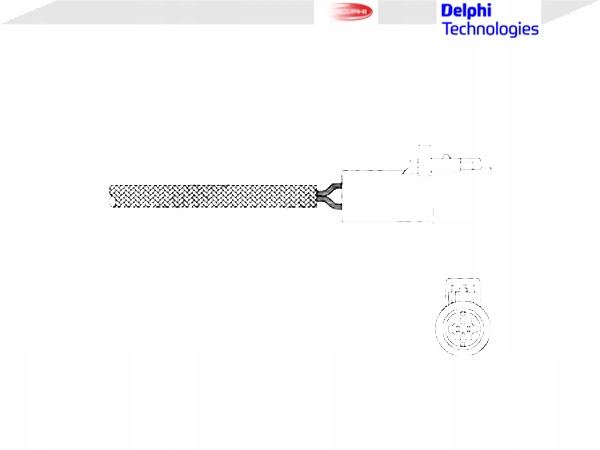 фото №12, Delphi es20349-12b1 датчик лямбда-зонд