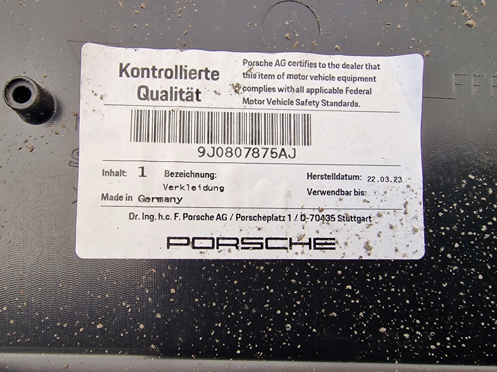 фото №5, Porsche taycan cross turismo бампер задний