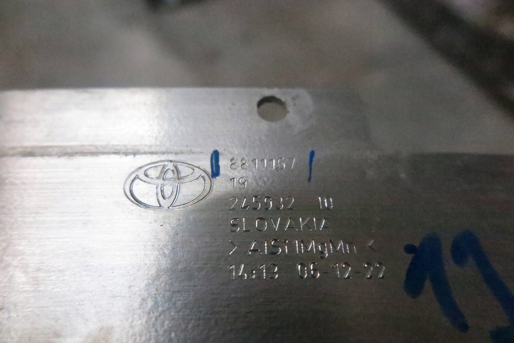 фото №10, Балка усилитель бампера перед передняя toyota supra mk5 8811167