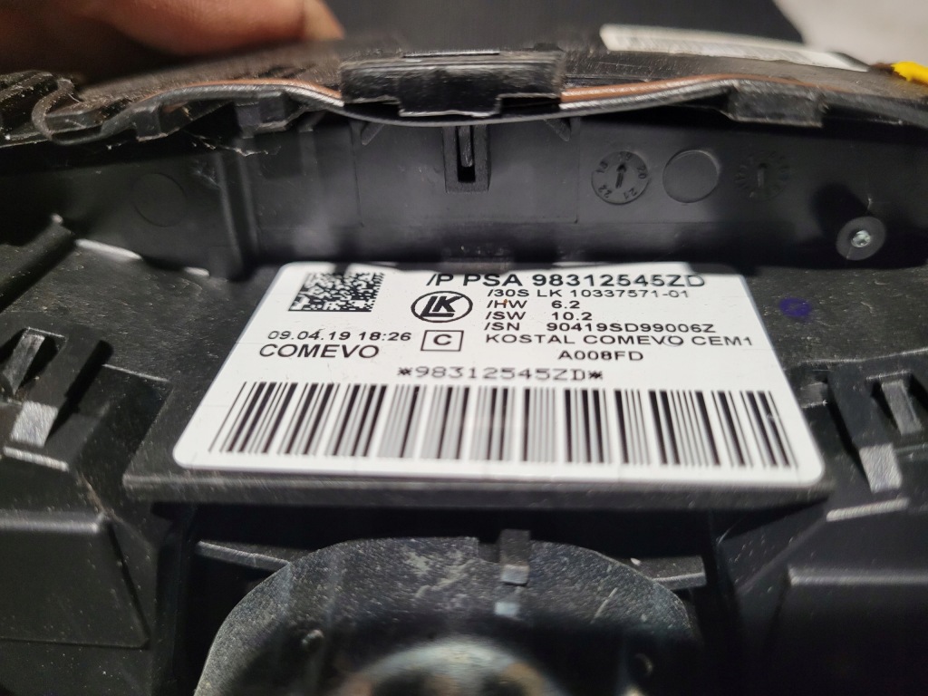 фото №4, Перемикач комбінований світла psa 98312545zd