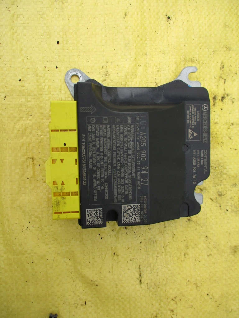 фото №1, Mercedes w205 датчик подушка безопасности модуль a2059009427