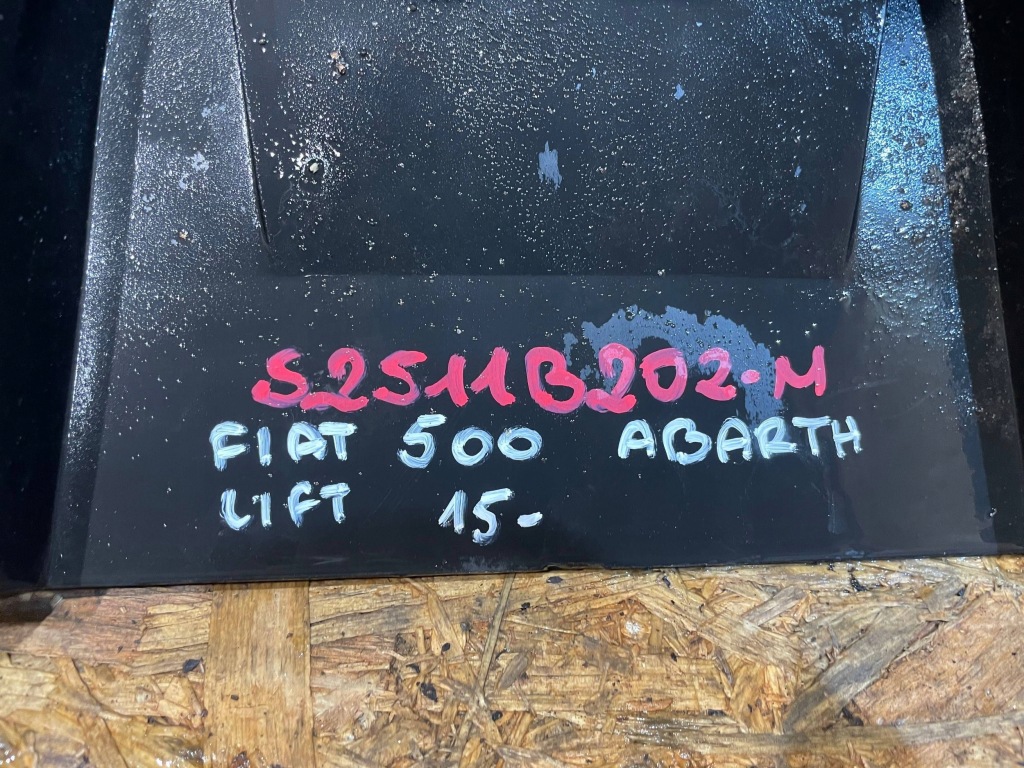 фото №9, Fiat 500 abarth 595 lift 15-24 спойлер молдинг накладка бампера задняя задняя