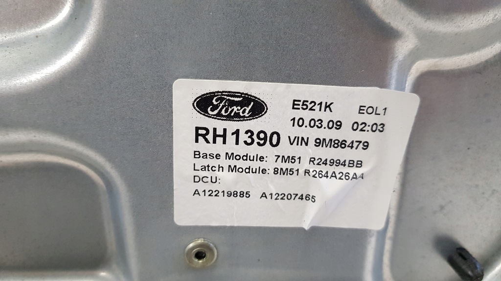 фото №8, Механизм стекло правый задняя ford c-max