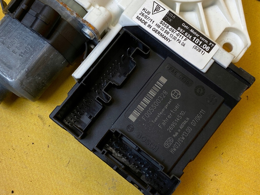 фото №5, Моторчик механізм скло porsche 987 cayman лівий