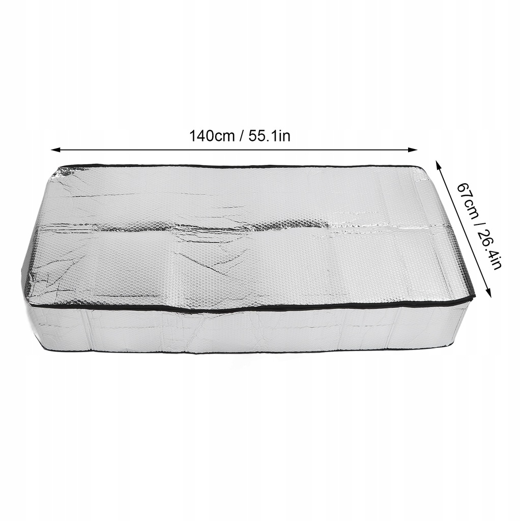 фото №8, Алюминий gruba защита тепловая 140x67cm